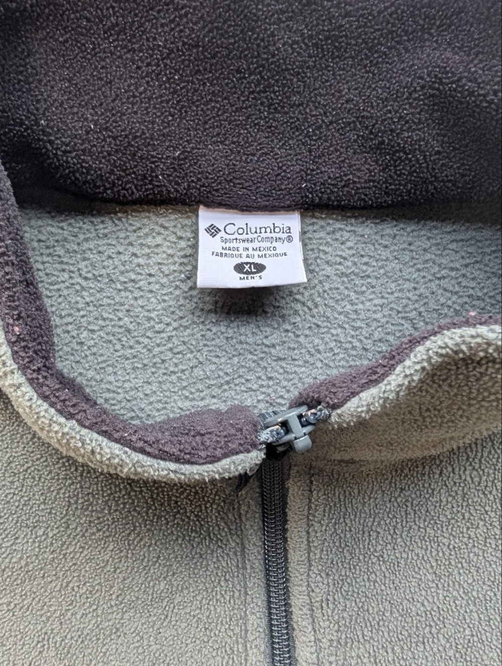 Columbia Kids Gray and Dark Gray Fleece Jacket